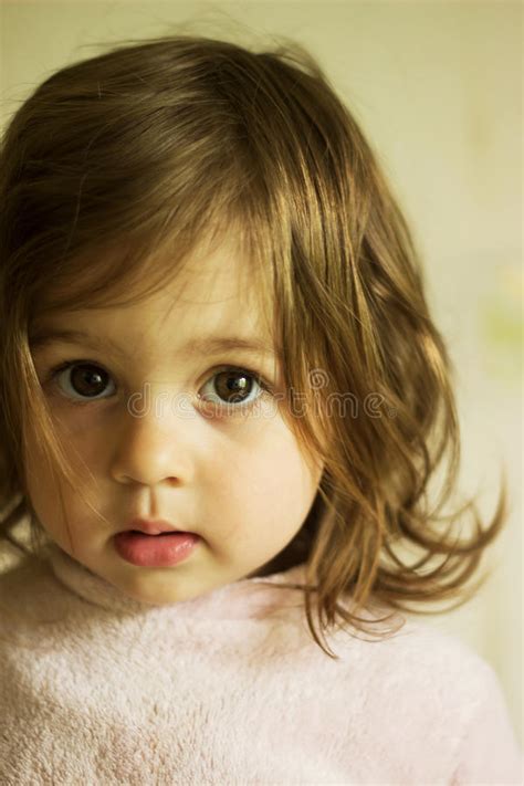 Sad Little Girl Thinking Stock Image Image Of Girl Child