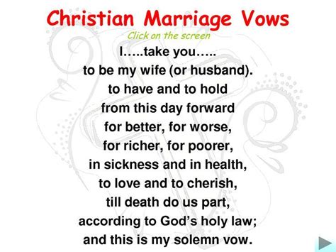 christian marriage vows best wedding vows wedding vows to husband wedding poems wedding