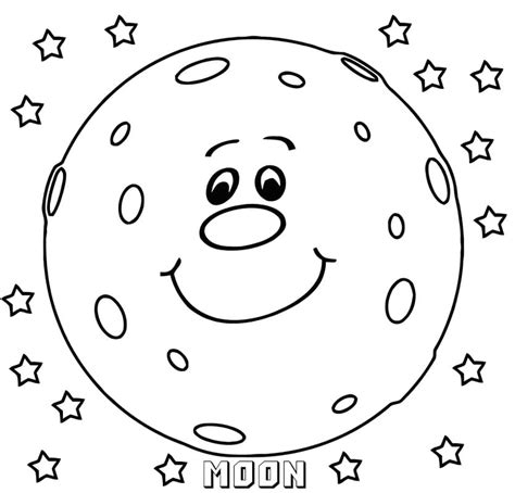 Stars And Moon Coloring Page Free Printable Coloring Pages For Kids