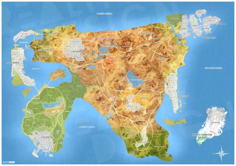 A new leaked map from gta 6 has appeared on the internet. Would you be happy with GTA 6 if the map was like this ...