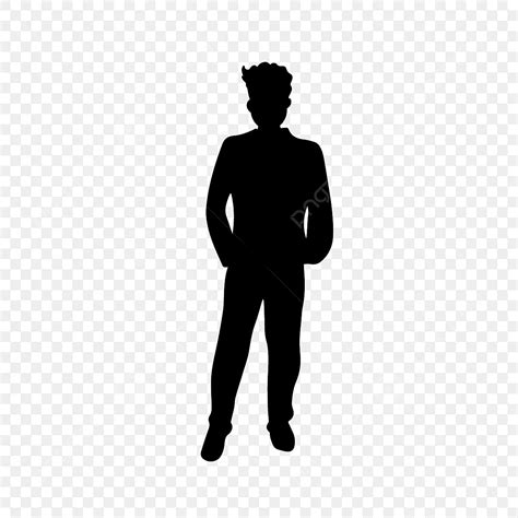 People Standing Together Silhouette Png Free Black And White Business