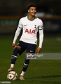 Brooklyn Lyons-Foster of Tottenham Hotspur U21 on the ball during the ...