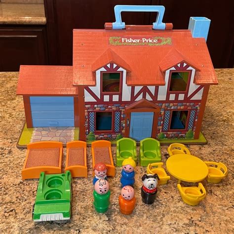 Fisher Price Toys Vintage Fisher Price 98 Little People House 952