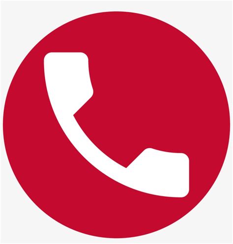 Phone Red Png Contact Icon Free Transparent Png Download Pngkey