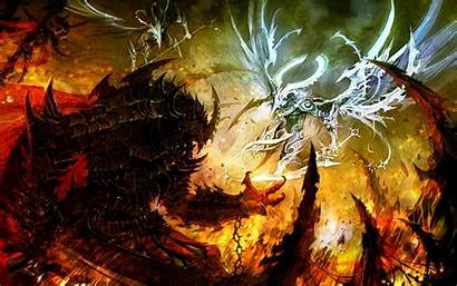 Fantasy Battle Backgrounds Epic War Angel Wallpapers