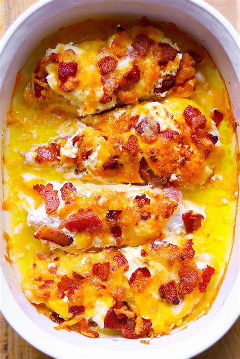Here's how to treat it right. Bacon, Cream Cheese, Cheddar Chicken - Julia's Album