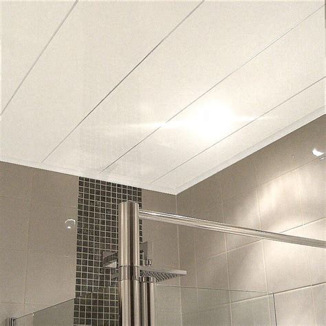 Labo Ultra White Gloss Ceiling Panels From The Bathroom Marquee