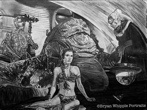 Jabba The Hutt And Leia