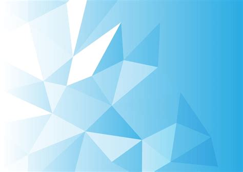 Premium Vector Polygonal Light Blue Gradient Background