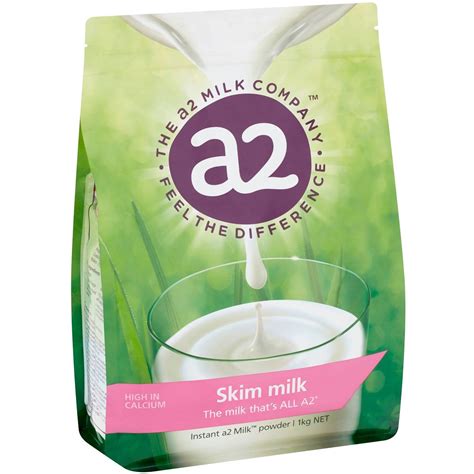 A2 Milk Skim Milk Powder 1kg Woolworths