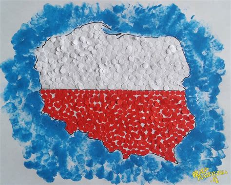 Polska Bia O Czerwona Pomys Y Na Prace Plastyczne Dla Dzieci Praca Plastyczna