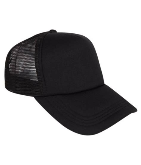 Fas Black Plain Cotton Caps Buy Online Rs Snapdeal