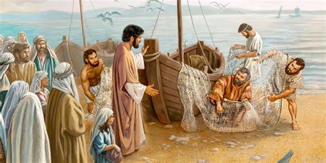 Cuatro Discípulos De Jesús Se Hacen Pescadores De Hombres — Biblioteca