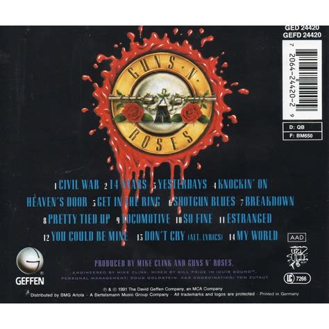 Use Your Illusion 2 By Guns N Roses Cd With Didierf Ref117735072