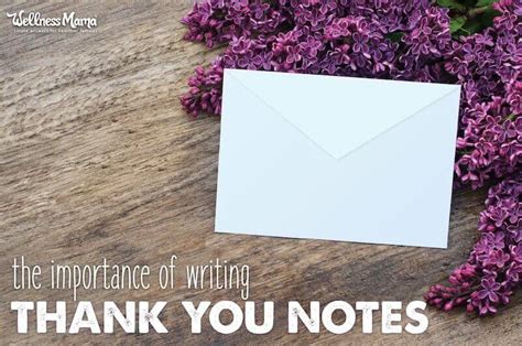 Why Thank You Notes Are Still Important Wellness Mama