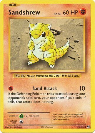 Mar 17, 2021 · sandshrew is based on an animal called the pangolin, it's a mammal that curls up into a ball, has sharp claws, and lives in desert regions. Sandshrew - 54/108 - Common - XY: Evolutions Singles - Pokemon