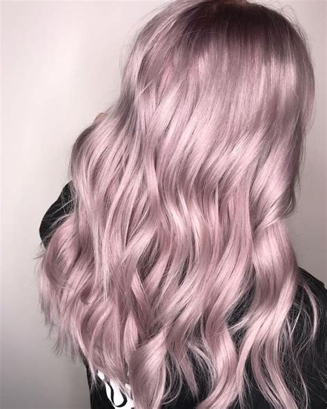 Opalescent Metallic Pink Hair Hair Lilac Lilachair Metallic Opalescent Pink Hair Color