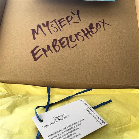 Dont Forget You Can Grab A Mystery Embellishbox For Only 10 Smaller