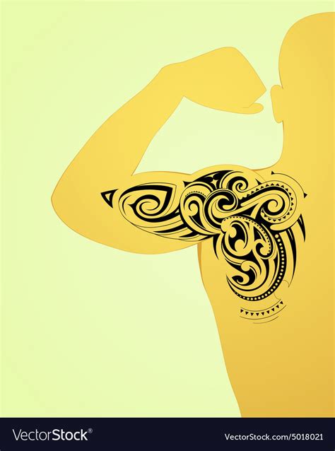 Maori Body Art Tattoo Royalty Free Vector Image