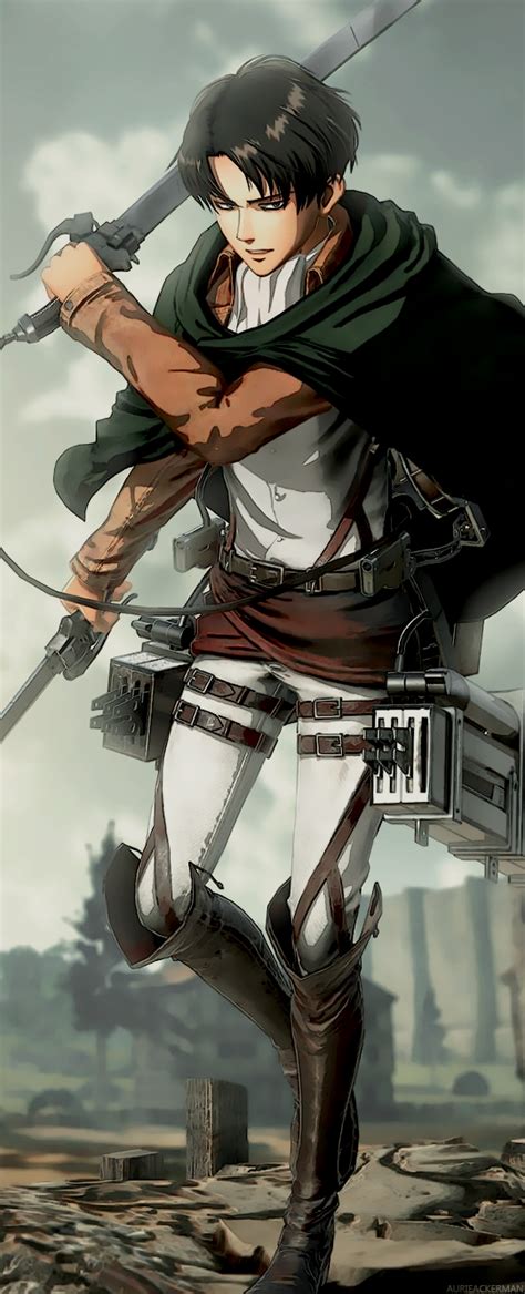 Манга вторжение гигантов / attack on titan. aurieackerman: "I made a quick edit of the Levi visual ...