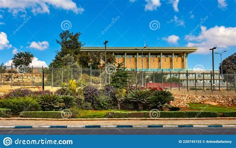 The Knesset Israeli Parliament Official Building In Givat Ram Quarter In Western Jerusalem