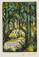 Waldlandschaft 1924. Otto Mueller (1874-1930) | Ästhetische malerei ...