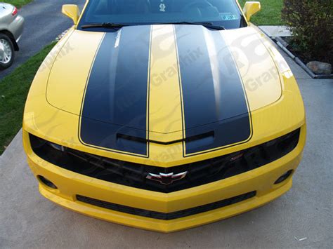 Camaro 2010 2013 Bumble Bee Style Rally Stripes Vinyl Stripes Decals