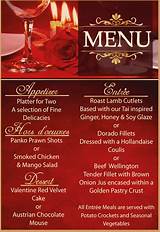 Photos of Valentines Day Specials Dinner