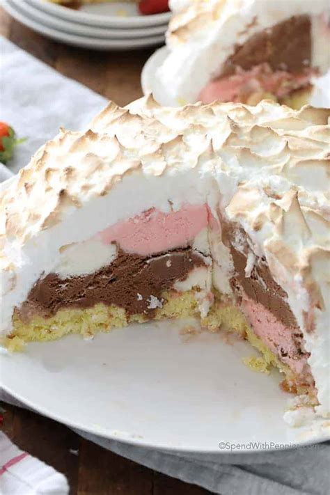 Simple Baked Alaska Spend With Pennies