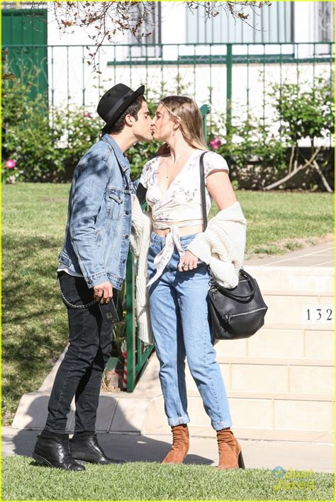 Full Sized Photo Of Veronica Dunne Max Ehrich Walk Cute Kisses 04