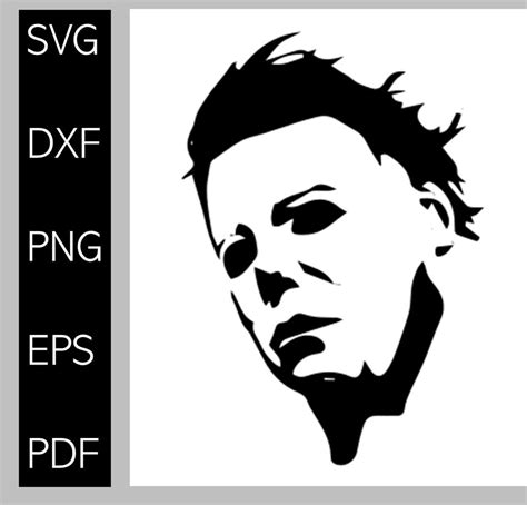 Halloween SVG Michael Myers SVG Horror Svg Killer Svg Eps DXF Pdf Png