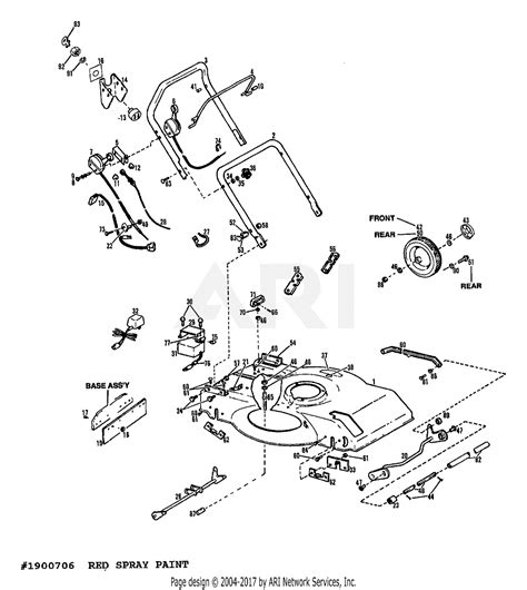 Troy Bilt R Hp Self Propelled S N B B Parts Diagram For Main Assembly