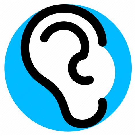 Ear Icon Ear Listen Icon Png Transparent Background Free Download