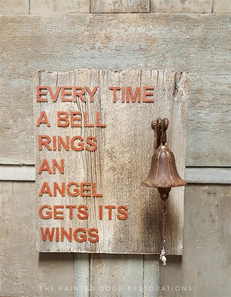 Every Time A Bell Rings Rustic Christmas Sign Christmas Signs