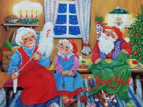 Stunning Norwegian Christmas Card Etsy