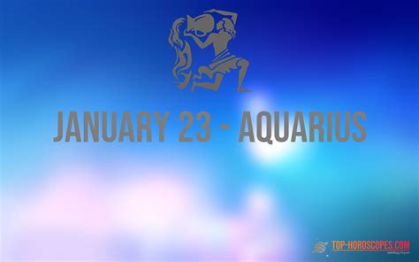 January 23 Zodiac Sign Aquarius Intellectual
