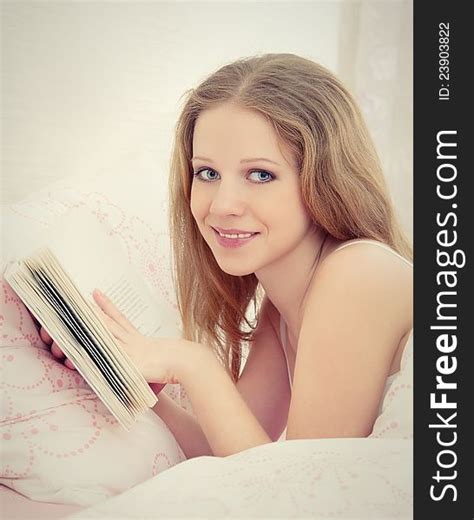 Young Beautiful Blonde Woman Reading Book Free Stock Images And Photos