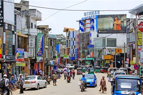 Sri Lanka Negombo Cityscape Editorial Stock Image Image Of Downtown