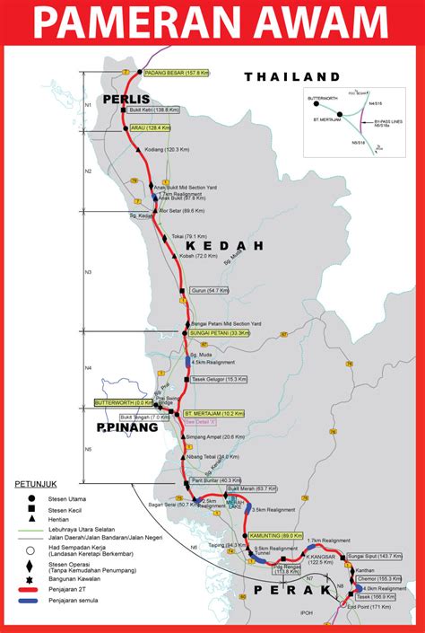 Ipoh to padang besar ktm & ets. Malaya Railway: Ipoh - Padang Besar Elelctrified Double ...