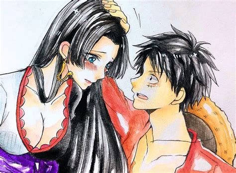 Piece boa luffy dan hancock romantis. Boa Hancock di Instagram "Hancock x Luffy 💕 ، Follow @boa ...