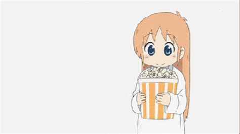 Eating Popcorn Anime Funny Awesome Anime Anime Shows