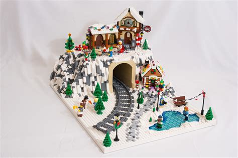 Winter Village Diorama 2017 By Ale Photographer Lego Christmas