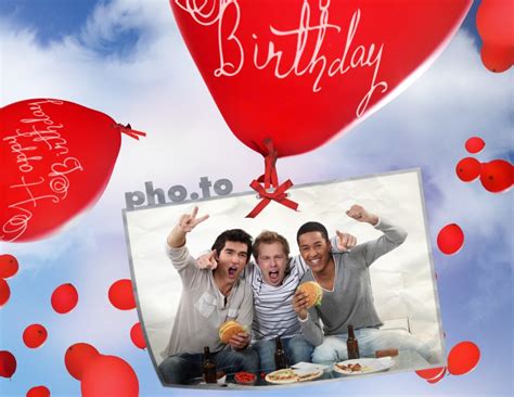 Make a printable birthday cards in minutes with picmonkey's printable birthday card maker tools. Birthday card with flying balloons! Printable photo template