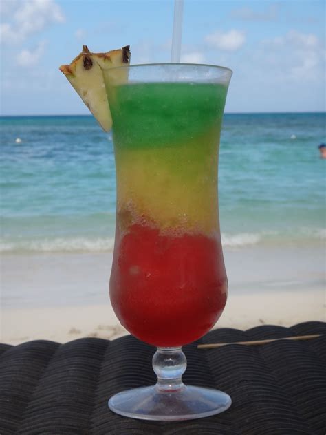Bob Marley Frozen Cocktail In Montego Bay Jamaica