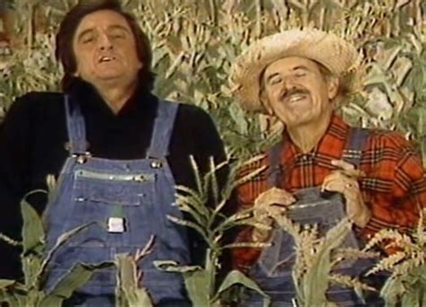 Johnny Cash And The Hee Haw Gang On Kornfield Jokes When The Cowboy Sings