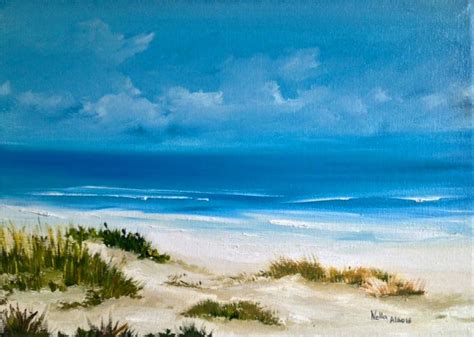 Dunes Painting Beach Painting Ocean Painting Seascape Paintings