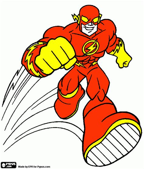 Just click on the coloring sheet title to view details about the pdf and print or download to your computer. The Flash coloring page, printable The Flash