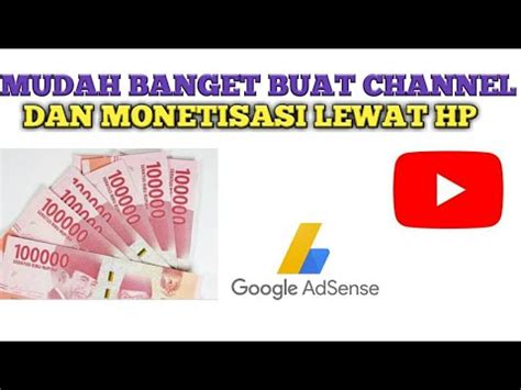 Saya sediakan panduan lengkapnya untuk anda. CARA BUAT CHANNEL YOUTOBE DAN MENDAFTAR GOOGLE ADSENSE 2020 - YouTube