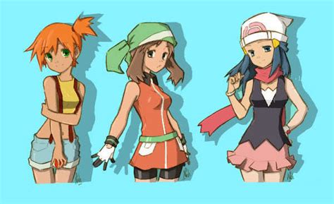 Misty May and Dawn Pokémon Fan Art Fanpop Page