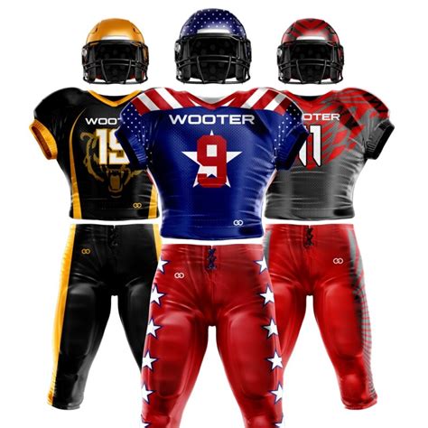 Football Designs Custom Football Uniform And Jersey Designs Wooter